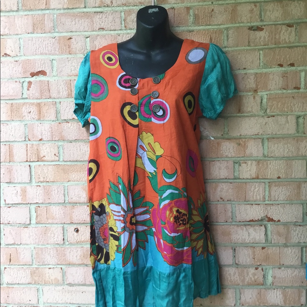 Funky People s/s colorful tunic